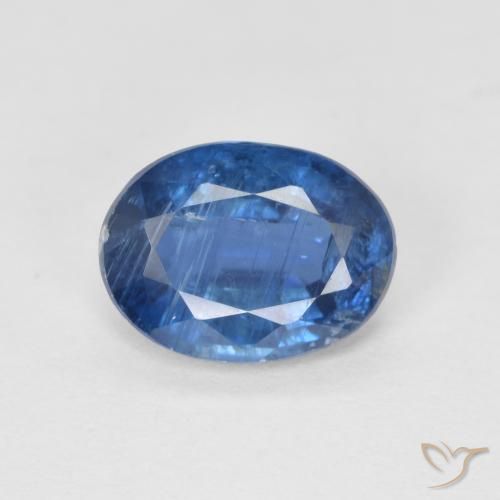 1.38ct Natural Navy Blue Kyanite, Oval, SI