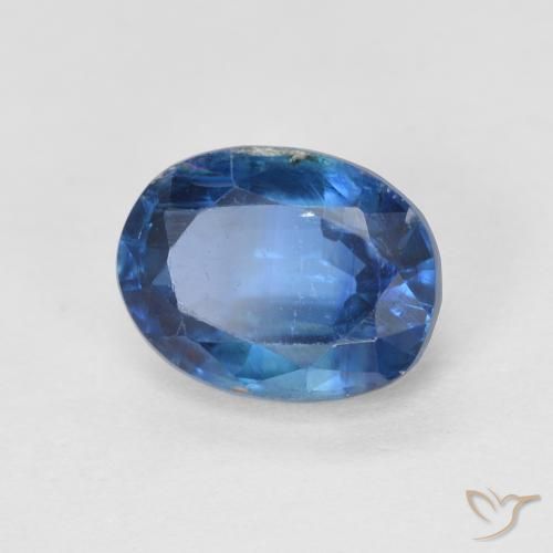 1.71 ct Blue Kyanite Stone, Natural Kyanite in Oval Facet Shape for Sale