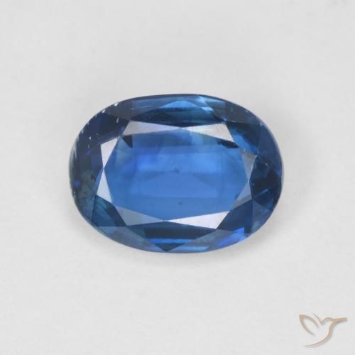 1.50ct Natural Navy Blue Kyanite, Oval, SI