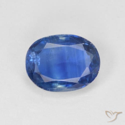 1.72ct Natural Dark Blue Kyanite, Oval, SI