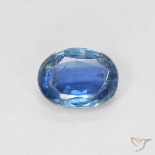 1.00ct Natural Navy Blue Kyanite, Oval, SI