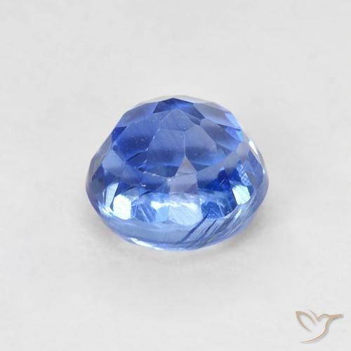 Kyanite Gemstone in 5.2 mm Size for Sale, Kyanite Stone in Dark Blue Color