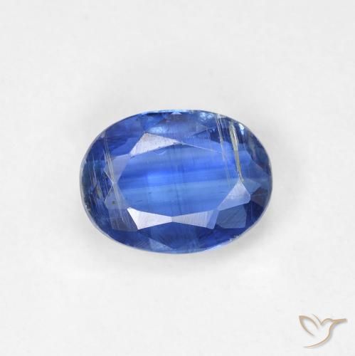 1.65ct Natural Bright Blue Kyanite, Oval, SI