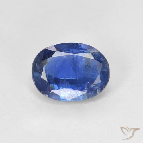 1.68ct Natural Dark Blue Kyanite, Oval, SI