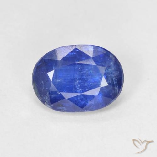 1.48ct Natural Dark Blue Kyanite, Oval, SI