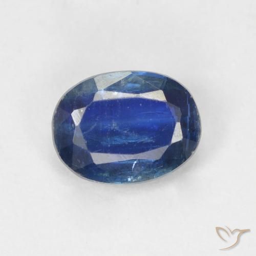 1.57ct Natural Navy Blue Kyanite, Oval, SI