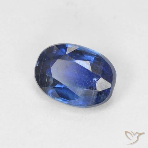 1.14 ct Blue Kyanite Stone, Natural Kyanite in Oval Facet Shape for Sale