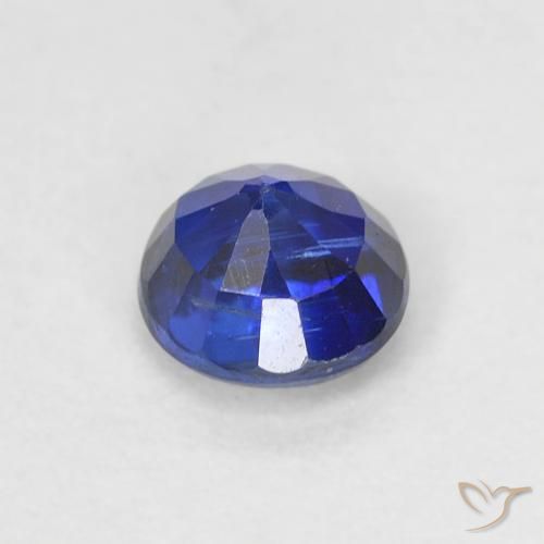 Kyanite Gemstone in 5 mm (calibrated) Size for Sale, Kyanite Stone in Dark Blue Color