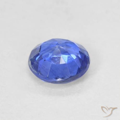 Kyanite Gemstone in 5 mm (calibrated) Size for Sale, Kyanite Stone in Light Navy Blue Color