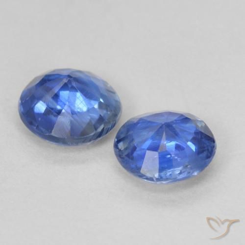 Kyanite Gemstones in 5 mm (calibrated) Size for Sale, Kyanite Stones in True Blue Color