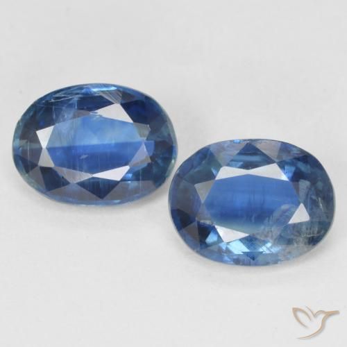 2.85 ct Blue Kyanite, 8 x 6.1 mm Oval Cut From Nepal, Photo A