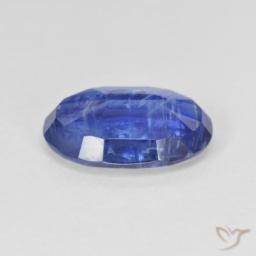 Kyanite Gemstone in 13 x 9 mm (calibrated) Size for Sale, Kyanite Stone in Medium Dark Blue Color