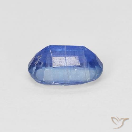 Kyanite Gemstone in 7.1 x 4.1 mm Size for Sale, Kyanite Stone in Medium Dark Blue Color