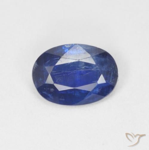 0.74ct Natural Navy Blue Kyanite, Oval, SI