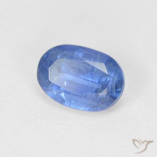 1.07 ct Blue Kyanite Stone, Natural Kyanite in Oval Facet Shape for Sale