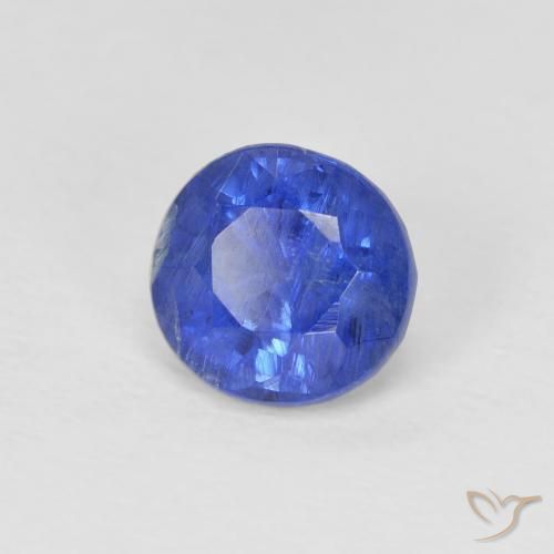 1.18 ct Blue Kyanite Stone, Natural Kyanite in Round Facet Shape for Sale