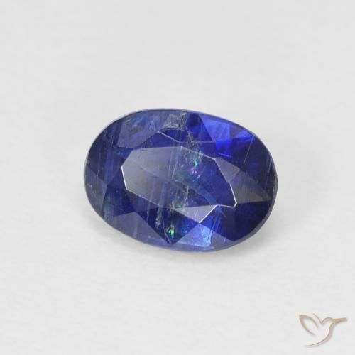 1.16 ct Blue Kyanite Stone, Natural Kyanite in Oval Facet Shape for Sale