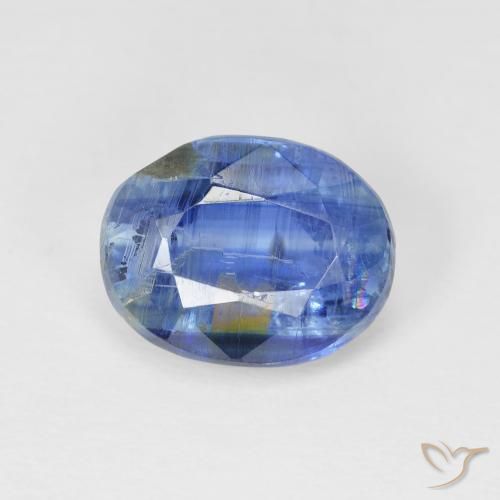3.98ct Natural Dark Blue Kyanite, Oval, SI