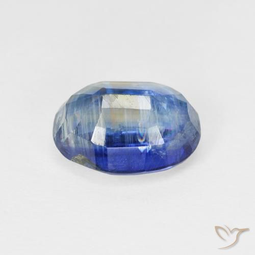 Kyanite Gemstone in 10 x 8 mm (calibrated) Size for Sale, Kyanite Stone in Dark Blue Color