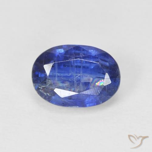 1.17ct Natural Deep Blue Kyanite, Oval, SI