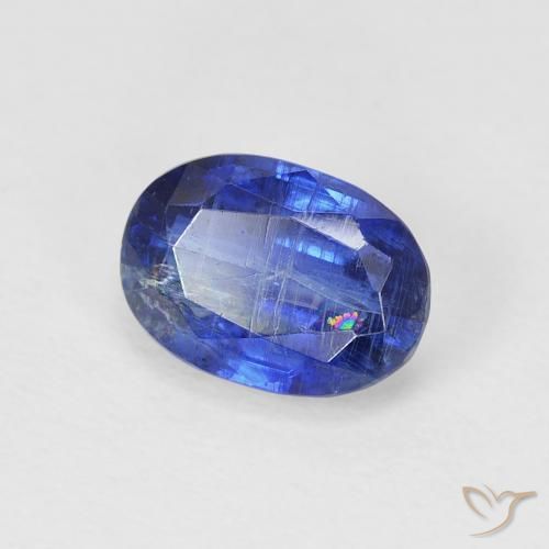 1.17 ct Blue Kyanite Stone, Natural Kyanite in Oval Facet Shape for Sale