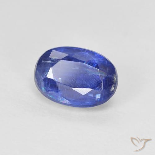 1.22 ct Blue Kyanite Stone, Natural Kyanite in Oval Facet Shape for Sale