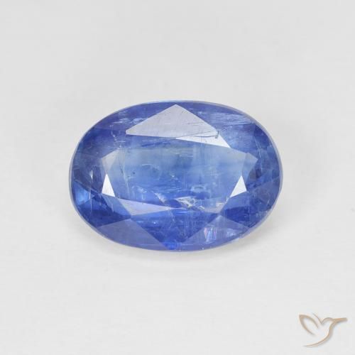 3.51ct Natural True Blue Kyanite, Oval, SI