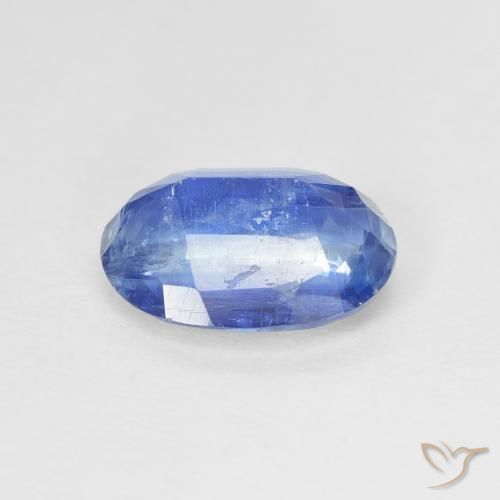 Kyanite Gemstone in 11.4 x 8.1 mm Size for Sale, Kyanite Stone in True Blue Color