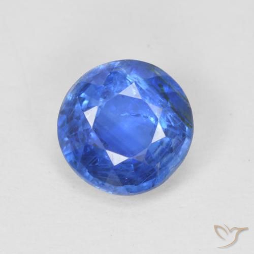 0.95ct Natural Light Blue Kyanite, Round, SI