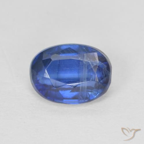1.07ct Natural Navy Blue Kyanite, Oval, SI