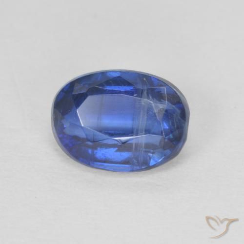 1.07 ct Blue Kyanite Stone, Natural Kyanite in Oval Facet Shape for Sale