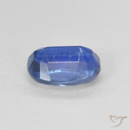 Kyanite Gemstone in 7 x 5 mm (calibrated) Size for Sale, Kyanite Stone in Navy Blue Color
