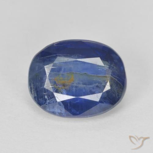 3.39ct Natural Navy Blue Kyanite, Oval, SI