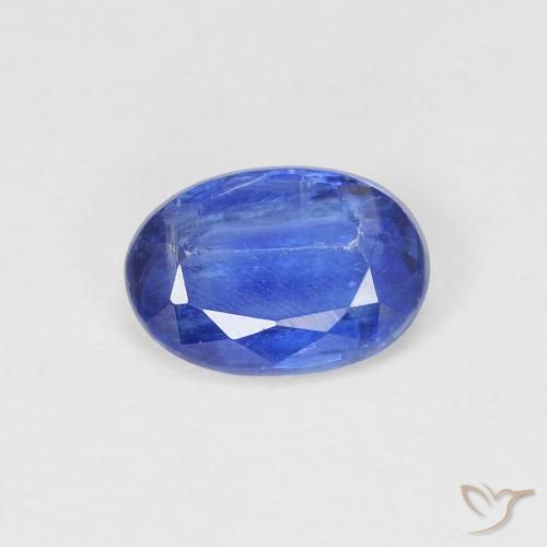 0.92ct Natural Deep Blue Kyanite, Oval, SI