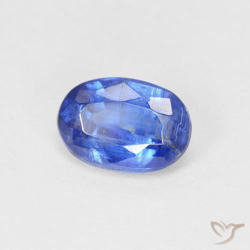 1.09 ct Blue Kyanite Stone, Natural Kyanite in Oval Facet Shape for Sale