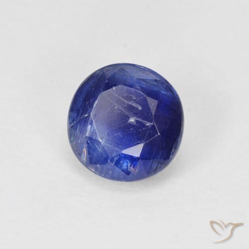 1.29 ct Blue Kyanite Stone, Natural Kyanite in Round Facet Shape for Sale