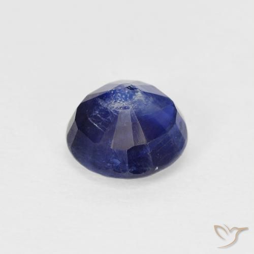 Kyanite Gemstone in 6 mm (calibrated) Size for Sale, Kyanite Stone in Intense Navy Blue Color