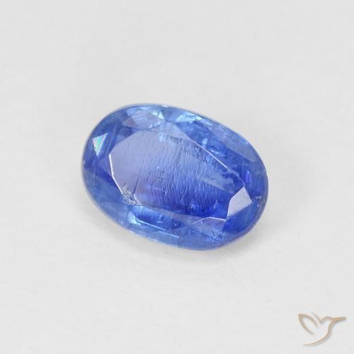 1.12 ct Blue Kyanite Stone, Natural Kyanite in Oval Facet Shape for Sale