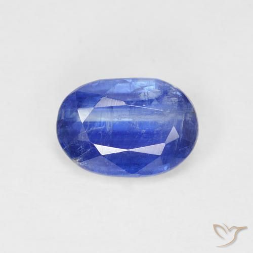 1.05ct Natural Dark Blue Kyanite, Oval, SI