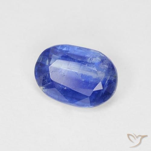 1.05 ct Blue Kyanite Stone, Natural Kyanite in Oval Facet Shape for Sale
