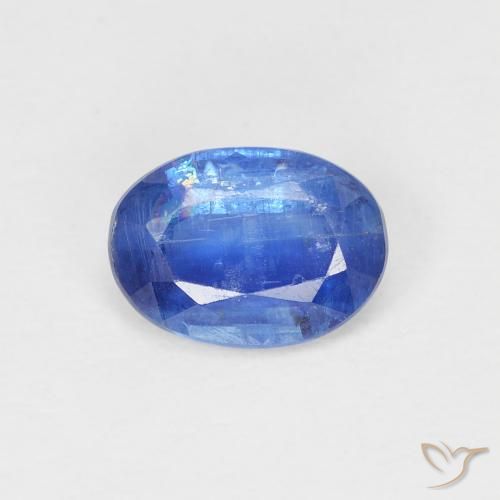 1,05ct Ovale sfaccettato blu Cianite dal Nepal, Dimension 7,1 x 5,1mm, Natural non trattati Gemstone, SI Clarity, 1 piece Cianite in Blu acceso Color, Mohs Hardness of 6 - 7, Photo A