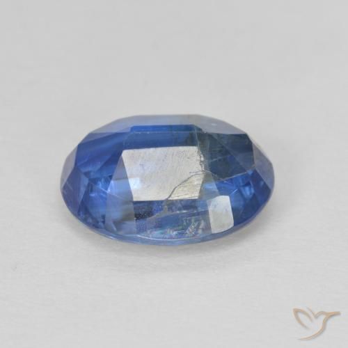 Kyanite Gemstone in 10 x 7.6 mm Size for Sale, Kyanite Stone in Deep Blue Color