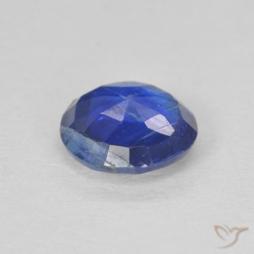 Kyanite Gemstone in 6 mm (calibrated) Size for Sale, Kyanite Stone in Navy Blue Color
