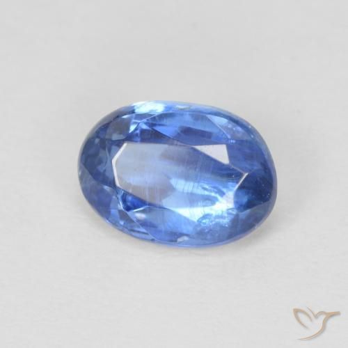 1.19 ct Blue Kyanite Stone, Natural Kyanite in Oval Facet Shape for Sale