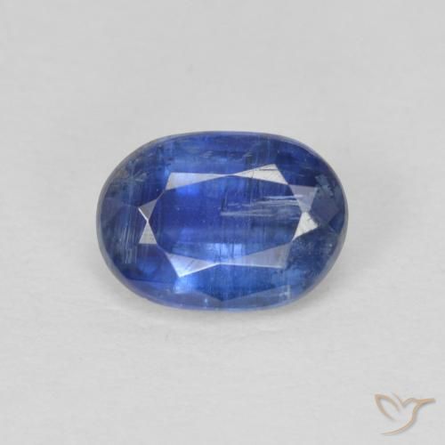 1.04ct Natural Dark Blue Kyanite, Oval, SI
