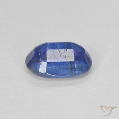 Kyanite Gemstone in 7 x 5 mm (calibrated) Size for Sale, Kyanite Stone in Dark Blue Color