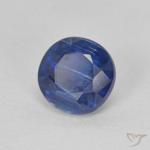 1.19 ct Blue Kyanite Stone, Natural Kyanite in Round Facet Shape for Sale
