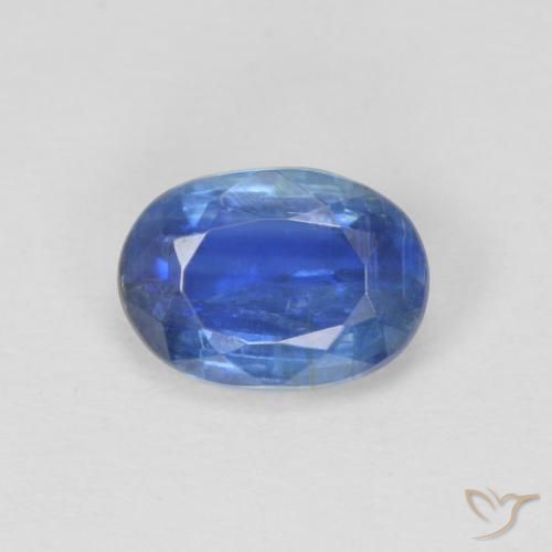 1.01ct Natural Dark Blue Kyanite, Oval, SI