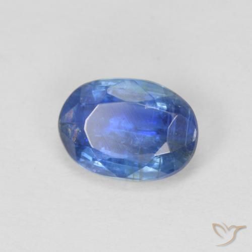 1.01 ct Blue Kyanite Stone, Natural Kyanite in Oval Facet Shape for Sale