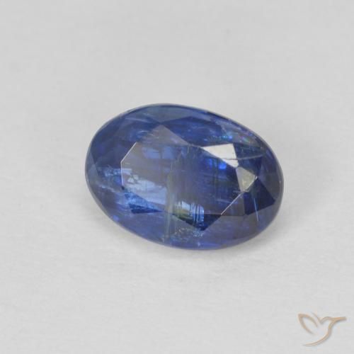 1.21 ct Blue Kyanite Stone, Natural Kyanite in Oval Facet Shape for Sale